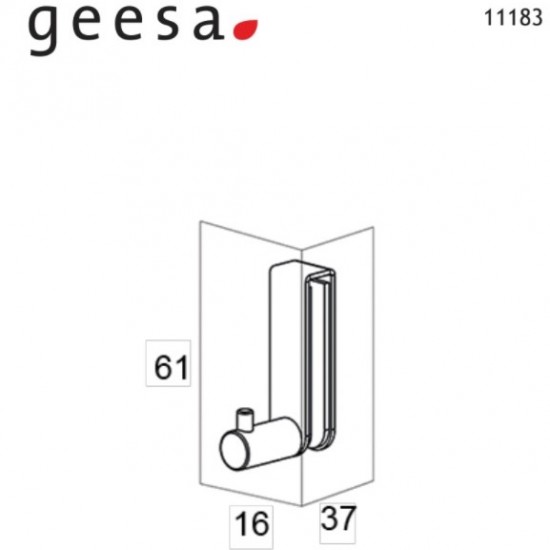 Κρεμαστό Άγκιστρο Μονό Geesa Tiger 11183-110 Inox Κρεμαστό Άγκιστρο Μονό Geesa Tiger 11183-110 Inox