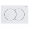 Πλακέτα Χειρισμού GEBERIT DELTA 01 Διπλή Κυκλική 115.107.11.1 Λευκό 