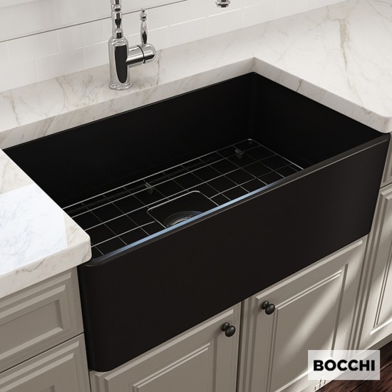 Νεροχύτης Κουζίνας Πορσελάνης 1138 Black Matt 76x46cm Vintage με 1 Μεγάλη Ενιαία Γούρνα Μαύρος Νεροχύτης Κουζίνας Πορσελάνης 1138 Black Matt 76x46cm Vintage με 1 Μεγάλη Ενιαία Γούρνα Μαύρος