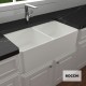 Νεροχύτης Κουζίνας Πορσελάνης Bocchi 1139 84x46cm Vintage με 2 Γούρνες Λευκό Γυαλιστερό Νεροχύτης Κουζίνας Πορσελάνης Bocchi 1139 84x46cm Vintage με 2 Γούρνες Λευκό Γυαλιστερό