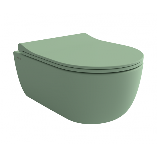 ΛΕΚΑΝΗ ΚΡΕΜΑΣΤΗ V-TONDO MINT GREEN MATT RIMLESS ΜΕ ΚΑΠΑΚΙ SLIM SOFT CLOSE ΠΡΑΣΙΝΗ ΜΑΤ ΛΕΚΑΝΗ ΚΡΕΜΑΣΤΗ V-TONDO MINT GREEN MATT RIMLESS ΜΕ ΚΑΠΑΚΙ SLIM SOFT CLOSE ΠΡΑΣΙΝΗ ΜΑΤ
