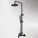 Στήλη Ντουζ 2 Εξόδων Tonda Black Matt 145065-400 Μαύρο Ματ 83-144 εκ. (Μπαταρία, Κολώνα Ρυθμιζόμενου Ύψους, Κεφαλή Ντουζ Φ20, Τηλέφωνο Anticalcare με Στήριγμα και PVC Σπιράλ 1,5 μ) Στήλη Ντουζ 2 Εξόδων Tonda Black Matt 145065-400 Μαύρο Ματ 83-144 εκ. (Μπαταρία, Κολώνα Ρυθμιζόμενου Ύψους, Κεφαλή Ντουζ Φ20, Τηλέφωνο Anticalcare με Στήριγμα και PVC Σπιράλ 1,5 μ)