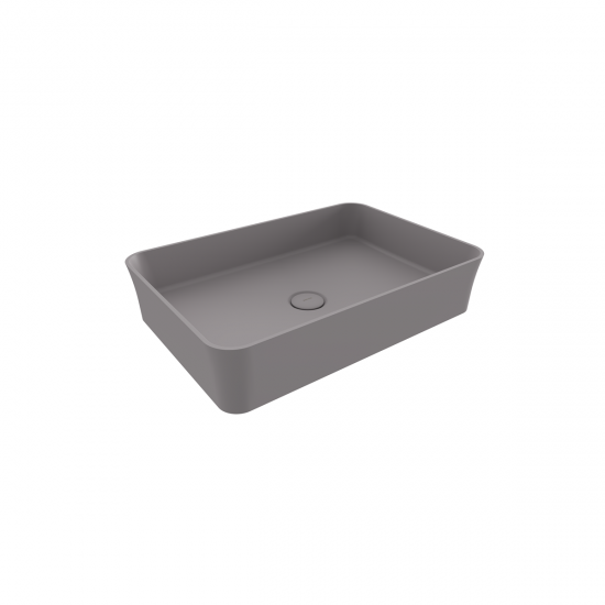 Νιπτήρας Μπάνιου Πορσελάνης Sottile Slim Line Matt Grey (Γκρι) 54,8Χ37,2Χ11,5 εκ. Επικαθήμενος χωρίς Οπή για Βρύση Νιπτήρας Μπάνιου Πορσελάνης Sottile Slim Line Matt Grey (Γκρι) 54,8Χ37,2Χ11,5 εκ. Επικαθήμενος χωρίς Οπή για Βρύση