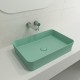 Νιπτήρας Μπάνιου Πορσελάνης Sottile Slim Line Matt Mint Green (Πράσινος) 54,8Χ37,2Χ11,5 εκ. Επικαθήμενος χωρίς Οπή για Βρύση Νιπτήρας Μπάνιου Πορσελάνης Sottile Slim Line Matt Mint Green (Πράσινος) 54,8Χ37,2Χ11,5 εκ. Επικαθήμενος χωρίς Οπή για Βρύση