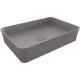 Νιπτήρας Μπάνιου Πορσελάνης Sottile Slim Line Matt Grey (Γκρι) 54,8Χ37,2Χ11,5 εκ. Επικαθήμενος χωρίς Οπή για Βρύση Νιπτήρας Μπάνιου Πορσελάνης Sottile Slim Line Matt Grey (Γκρι) 54,8Χ37,2Χ11,5 εκ. Επικαθήμενος χωρίς Οπή για Βρύση