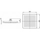 Κεφαλή Ντουζ 20x20cm Karag 1483A Χρωμέ