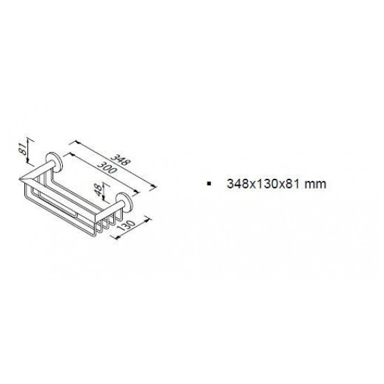 Επιτοίχια Σπογγοθήκη - Μπουκαλοθήκη Geesa Nemox 6514-201 Χρυσό Επιτοίχια Σπογγοθήκη - Μπουκαλοθήκη Geesa Nemox 6514-201 Χρυσό