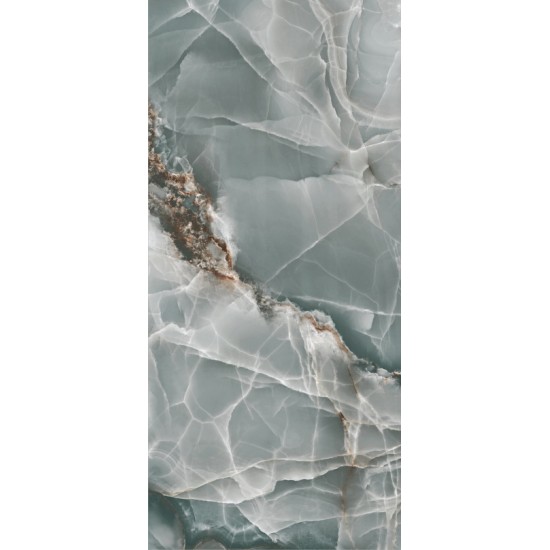 Πλακάκι Onyx Turquoise Pulido 60X120 Baldocer Τυρκουάζ Γυαλιστερό Μαρμαριζέ