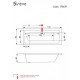 Μπανιέρα Υδρομασάζ Sirene Cubic ένθετη ή με ποδιά 170 x 70 cm Μπανιέρα Υδρομασάζ Sirene Cubic ένθετη ή με ποδιά 170 x 70 cm