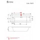 Μπανιέρα Υδρομασάζ Sirene Cubic ένθετη ή με ποδιά 170 x 75 cm Μπανιέρα Υδρομασάζ Sirene Cubic ένθετη ή με ποδιά 170 x 75 cm