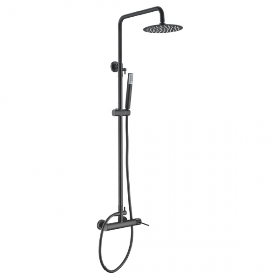 Στήλη Ντουζ 2 Εξόδων Excel Minimal Black Matt 170125114 Μαύρο Ματ Στήλη Ντουζ 2 Εξόδων Excel Minimal Black Matt 170125114 Μαύρο Ματ