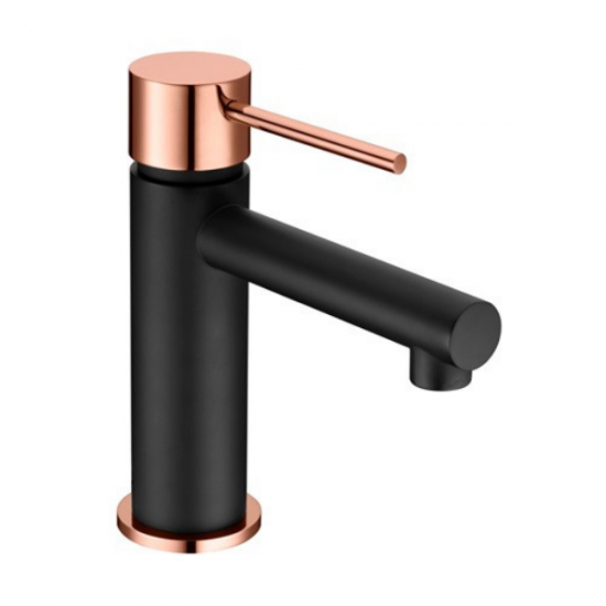 Μπαταρία Νιπτήρα Αναμεικτική Excel Minimal Rose Gold - Black Matt 170125120