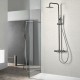 Στήλη Ντουζ 2 Εξόδων IMEX LINE BDD038/BGM Black Gun Metal Στήλη Ντουζ 2 Εξόδων IMEX LINE BDD038/BGM Black Gun Metal