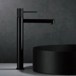 Μπαταρία Νιπτήρος IMEX LINE BDD038-3NG Μαύρο Ματ