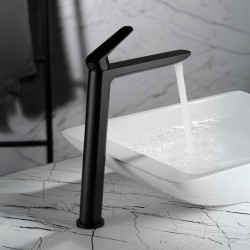 Μπαταρία Νιπτήρος IMEX BELGICA BDZ044-3NG Μαύρη Ματ Ψηλή