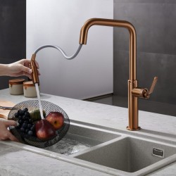 Μπαταρία Κουζίνας IMEX NIZA GCE027/ORC Ροζ Χρυσό Ματ/ Χαλκού