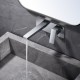 Μπαταρία Νιπτήρος Εντοιχιζόμενη IMEX PISA GLP048 Χρωμέ