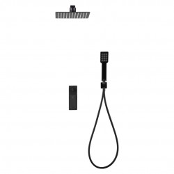 Μπαταρία Σετ με Σύστημα Μίκτη Εντοιχισμού 2 Εξόδων IMEX FIYI GPF016/NG Μαύρο Ματ