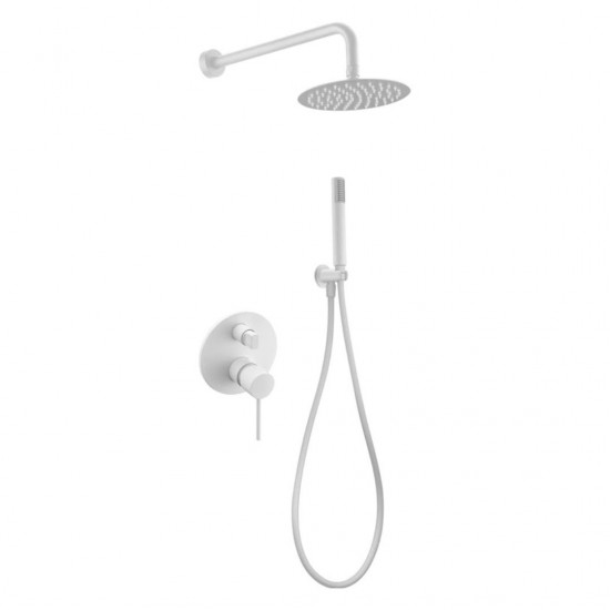 Μίκτης Εντοιχισμού 2 Εξόδων IMEX MILOS GPMS045/BL Λευκό Ματ