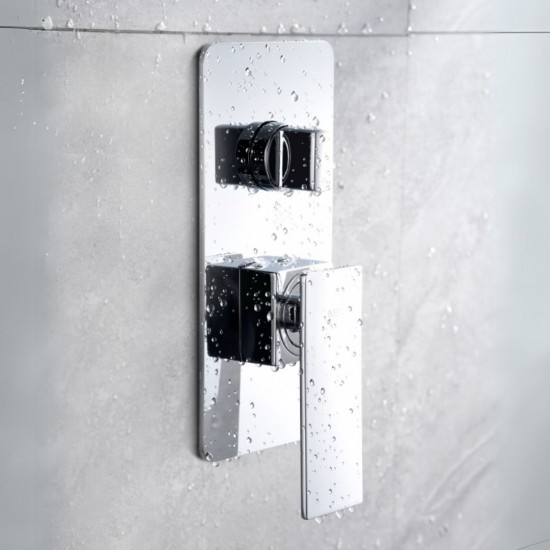 Μπαταρία Σετ με Σύστημα Μίκτη Εντοιχισμού 2 Εξόδων IMEX PISA GPP048 Χρωμέ