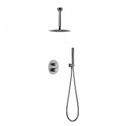 Μίκτης Εντοιχισμού 2 Εξόδων IMEX TOP GTQ038/NQ Θερμοστατική Νίκελ Ματ