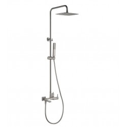 Στήλη Ντουζ 3 Εξόδων IMEX Toscana BDT064-B/NQ Νικελ Ματ