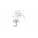 Μπαταρία Μπιντέ IMEX TOSCANA BDT064-2BGM Μπαταρία Μπιντέ IMEX TOSCANA BDT064-2BGM