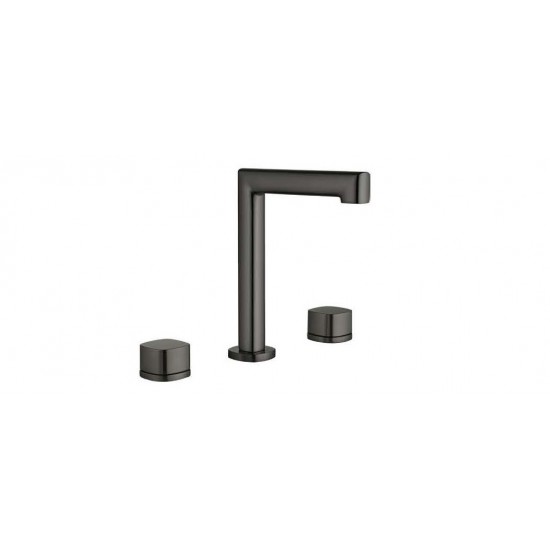Μπαταρία Νιπτήρος 2 Λαβών IMEX TOSCANA BBT064/BGM PVD Black Gun Metal