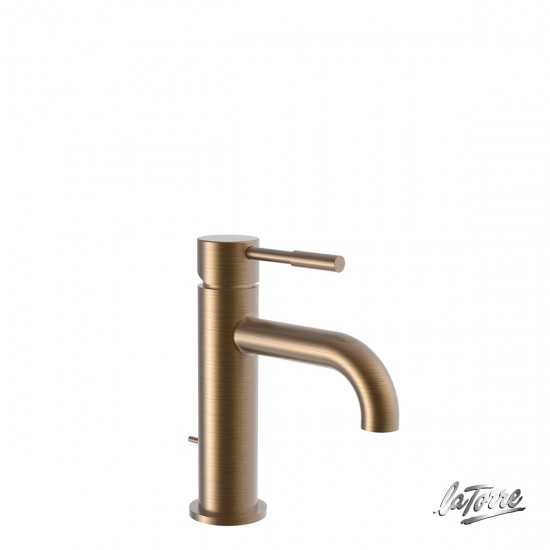 Μπαταρία Νιπτήρα La Torre New Tech με Αυτόματη Βαλβίδα 12007-221 Μπρονζέ