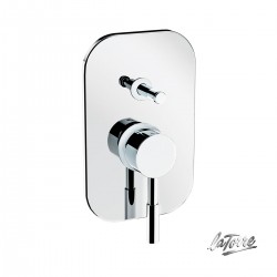 Εντοιχιζόμενος Μίκτης 2 Εξόδων με Εκτροπέα La Torre New Tech 12050R-100 Χρωμέ