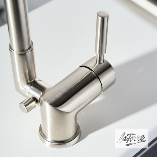 Μπαταρία Κουζίνας Σπαστή για Παράθυρο La Torre Tech 12115-110 Inox