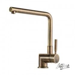 Μπαταρία Κουζίνας Σπαστή για Παράθυρο La Torre Tech 12115-221 Antique Brass