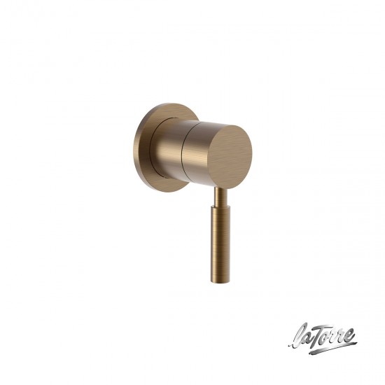 Εκτροπέας Εντοιχισμού 3 Εξόδων La Torre New Tech 12151N-221 Μπρονζέ Εκτροπέας Εντοιχισμού 3 Εξόδων La Torre New Tech 12151N-221 Μπρονζέ