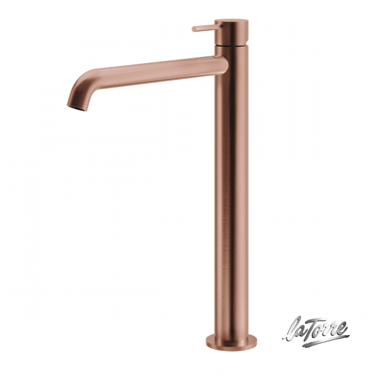 Μπαταρία Νιπτήρος Ψηλή La Torre Elle 316 Mε Βαλβίδα Clic-Clac 35016-811 Rose Gold Μπαταρία Νιπτήρος Ψηλή La Torre Elle 316 Mε Βαλβίδα Clic-Clac 35016-811 Rose Gold