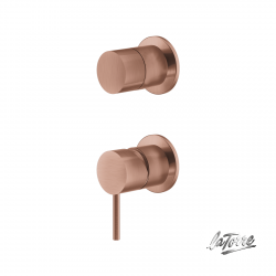 Μίκτης εντοιχισμού 2 εξόδων Με Εκτροπέα ELLE 316 La Torre 35314-811 Rose Gold