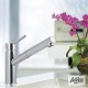 Μπαταρία Κουζίνας La Torre Newpro 42181-100 με Ντους Χρωμέ Μπαταρία Κουζίνας La Torre Newpro 42181-100 με Ντους Χρωμέ