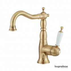 Μπαταρία Νιπτήρος Ψηλή Αναμεικτική Ορειχάλκινη Bugnatese Oxford Με Aυτόματη Bαλβίδα 6313-220 Μπρονζέ