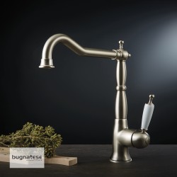 Μπαταρία Κουζίνας Πάγκου Αναμεικτική Bugnatese Oxford 6382-110 Με Μακρύ Περιστρεφόμενο Ρουξούνι Inox Μπαταρία Κουζίνας Πάγκου Αναμεικτική Bugnatese Oxford 6382-110 Με Μακρύ Περιστρεφόμενο Ρουξούνι Inox