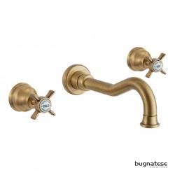 Μπαταρία Νιπτήρος Εντοιχισμού 3 Οπών Bugnatese Princeton 869-220 Μπρονζέ