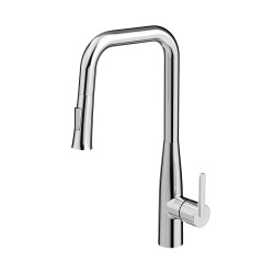 Μπαταρία Κουζίνας Orabella Comfort 20124 Χρωμέ Με Αποσπώμενο Ντουζ 2 Ροών