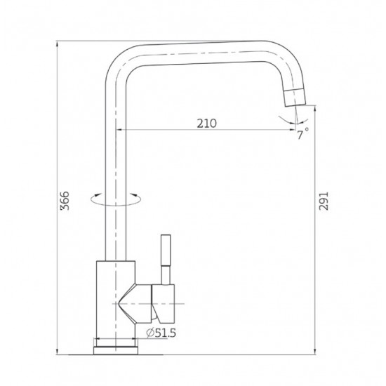 Μπαταρία Κουζίνας Orabella Sogno 20126 Black Matt