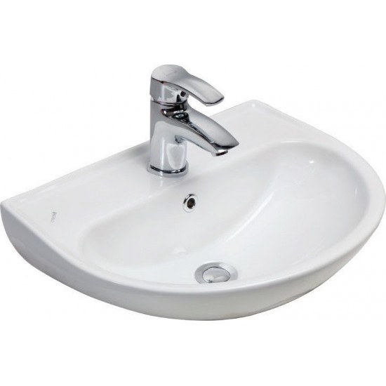 Νιπτήρας Μπάνιου Λευκός Πορσελάνης Creavit Apollo SD055 55X45 Οβάλ Επιτοίχιος Κρεμαστός με Δυνατότητα Τοποθέτησης με Κολώνα, ημικολώνα ή με Μεταλλικά Βύσματα Νιπτήρας Μπάνιου Λευκός Πορσελάνης Creavit Apollo SD055 55X45 Οβάλ Επιτοίχιος Κρεμαστός με Δυνατότητα Τοποθέτησης με Κολώνα, ημικολώνα ή με Μεταλλικά Βύσματα
