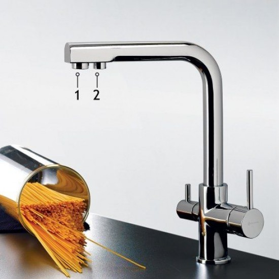 Μπαταριά Κουζίνας Πάγκου Eurorama Filter Tap 13534F-100 Χρωμέ Για Σύνδεση Με Φίλτρο Πόσιμου Νερού Μπαταριά Κουζίνας Πάγκου Eurorama Filter Tap 13534F-100 Χρωμέ Για Σύνδεση Με Φίλτρο Πόσιμου Νερού
