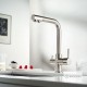 Μπαταριά Κουζίνας Πάγκου Eurorama Filter Tap 13534-110 Inox Για Σύνδεση Με Ντεπόζιτο