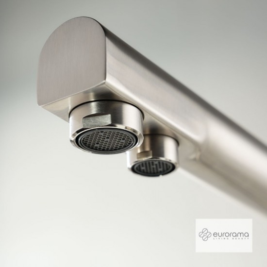 Μπαταριά Κουζίνας Πάγκου Eurorama Filter Tap 13534-110 Inox Για Σύνδεση Με Ντεπόζιτο