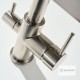 Μπαταριά Κουζίνας Πάγκου Eurorama Filter Tap 13534-110 Inox Για Σύνδεση Με Ντεπόζιτο