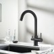 Μπαταριά Κουζίνας Πάγκου Eurorama Filter Tap 13535F-400 Black Matt Για Σύνδεση Με Φίλτρο Πόσιμου Νερού