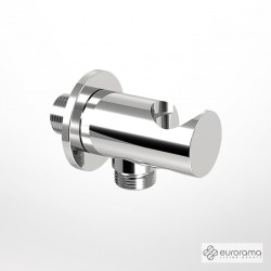 Επίτοιχη Παροχή Νερού με Στήριγμα Τηλεφώνου C10131-100 Χρωμέ