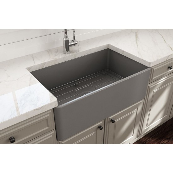 Νεροχύτης Κουζίνας Πορσελάνης 1138 Grey Matt (Γκρι Ματ) 76x46cm Vintage με 1 Μεγάλη Ενιαία Γούρνα Νεροχύτης Κουζίνας Πορσελάνης 1138 Grey Matt (Γκρι Ματ) 76x46cm Vintage με 1 Μεγάλη Ενιαία Γούρνα