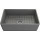 Νεροχύτης Κουζίνας Πορσελάνης 1138 Grey Matt (Γκρι Ματ) 76x46cm Vintage με 1 Μεγάλη Ενιαία Γούρνα Νεροχύτης Κουζίνας Πορσελάνης 1138 Grey Matt (Γκρι Ματ) 76x46cm Vintage με 1 Μεγάλη Ενιαία Γούρνα
